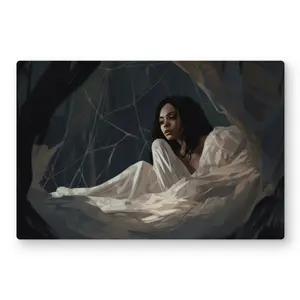 MWW C1MP2436OXFFQS 24x36 in. Light Artistic Spider Princess Aluminium Metal Print Wall Art, Home Decor Supplies, Thoughtful Gifts for Home Decor Enthusiasts