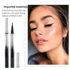 Long-Lasting Eyeliner Pen Liquid, Smudgeproof Eye Liner, Perfect for Beginners & Christmas Parties, High-Quality Makeup Essential