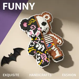 Unicorn Series 1642pcs Building Blocks Model, Handmade DIY Toy Set with Hammer & Instructions, Perfect Gift for Friends