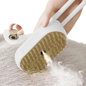 Pet Steam Brush,Cat Dog Hair Remover, Adjustable Pet Hair Remover,Pet Steamy Mist,Steam Pet Brush for Pet Hair 3-IN-1 Steamy Cat Brush Grooming Comb for Dogs Steam Brush for Cats Remove Flying Fur Steam Advanced Pet Hair Removal Comb pet pal brush