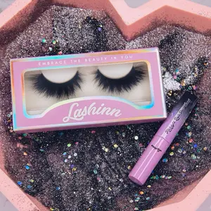 Midnight Bundle - One Pair of Lashes and One Black Lash Glue Adhesive