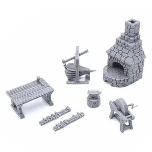 Smithy Tools - Endertoys Terrain 3D Printed Paintable Scenery for Tabletop Gaming Warhammer Miniature Model Decor Ornaments