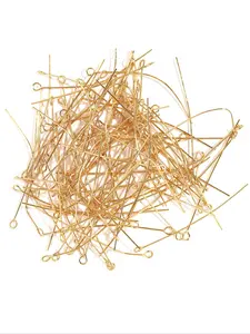 Wholesale Lot of 100 Stainless Steel Eye Pin Set, 1.5/2.0/3.0/4.0/5.0 Cm Eyepins for DIY Jewelry Making Accessories, DIY Beading Accessories