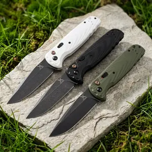4300 Outdoor Multi-Function Folding Knife D2 Steel G10 Handle Camping Hiking Tool EDC Pocket Knives Exquisite Gift for Men Everyday Carry