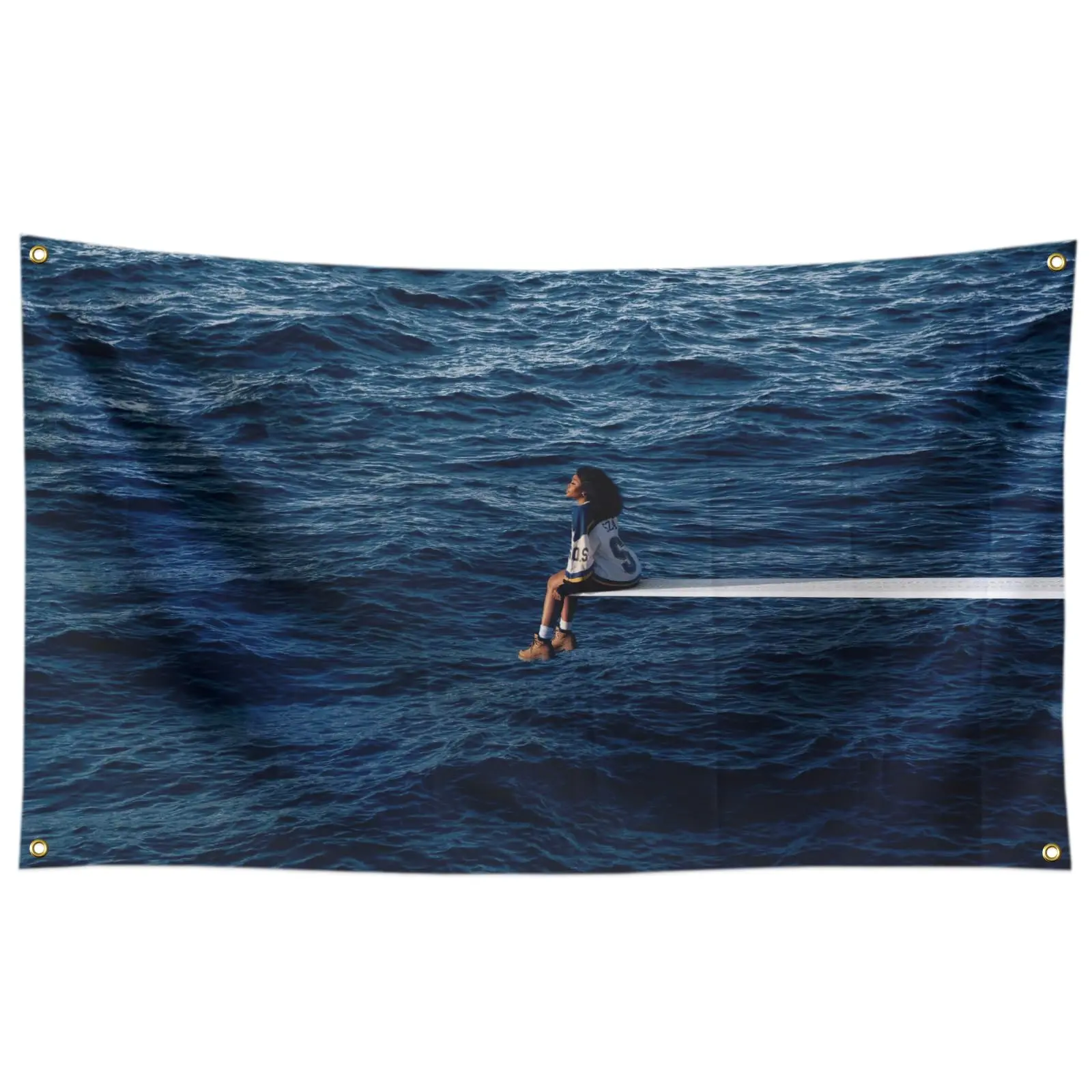 SOS Flag 3X5FT Tapestry Poster Tapestry Funny Poster   For College Dorm Room Outdoor Parties Decor