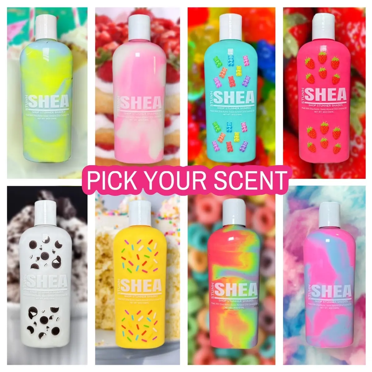 PICK YOUR BODY LOTION ! Moisturizing Shea Butter Birthday Cake Fruit Loops Smooth Nourishing Daily Scented Lotion for Dry Skin (1)