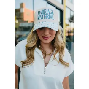 Marriage Material Two-Toned Retro Hat