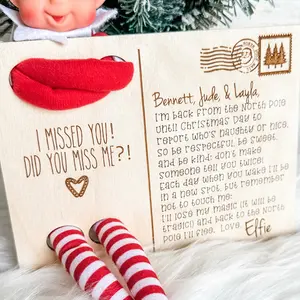 Elf Arrival Postcard