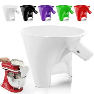 1 Piece Funnel for Kitchen Aid Mixer, Kitchen Aid Accessories and Attachments, Flour Funnel for KitchenAid Mixer, Fits KitchenAid Mixer, Dishwasher Safe (Fits 4.5-5QT KSM150), Efficient Kitchen Tasks