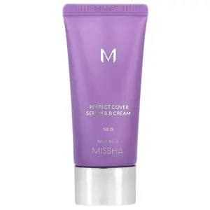 Missha Perfect Cover Serum B.B Cream, No. 25 Warm Beige, 1.18 fl oz (35 ml)