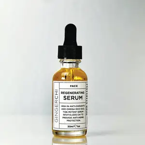Regenerating Face Serum with Rice Bran Oil, Camellia Seed Oil, Jojoba Oil, and Frankincense for Skin Tone Improvement - Skincare