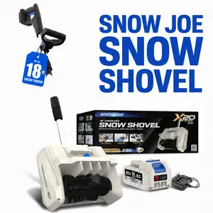【FathersDayGift】Clear Snow Fast! SNOWJOE 20V Cordless Snow Shovel Kit | 5000 mAh Rechargeable Battery + Charger