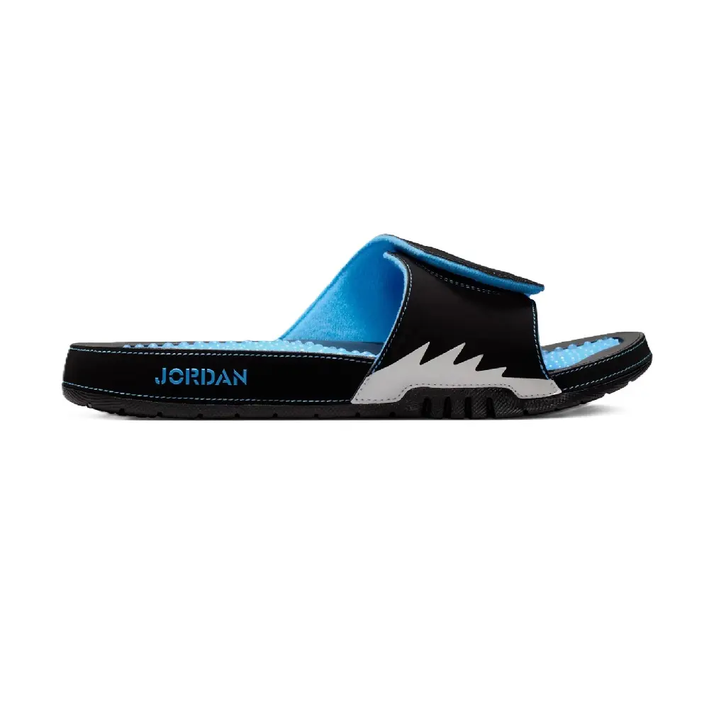 Men's Jordan Hydro V Retro Black/University Blue-White (555501 004)