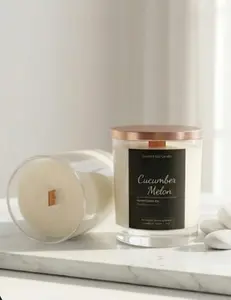 Cucumber Melon | Wood Wick Candle