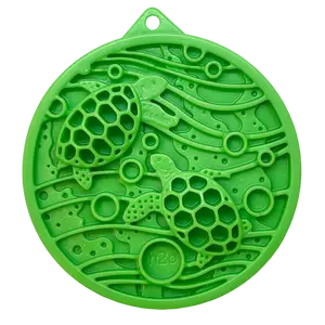 Water Nylon eCoin Durable Enrichment Snacking Coin for Dogs | USA-Made Lick Mat Alternative