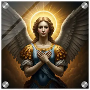 Angelic Guardian Acrylic Print 30x30 cm / 12x12″