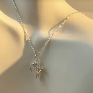 Elegant Stainless Steel Cross Pendant Necklaces with Sparkling Rotating Crown - Ideal for Casual Attire & Gift Giving, Rotating Crown