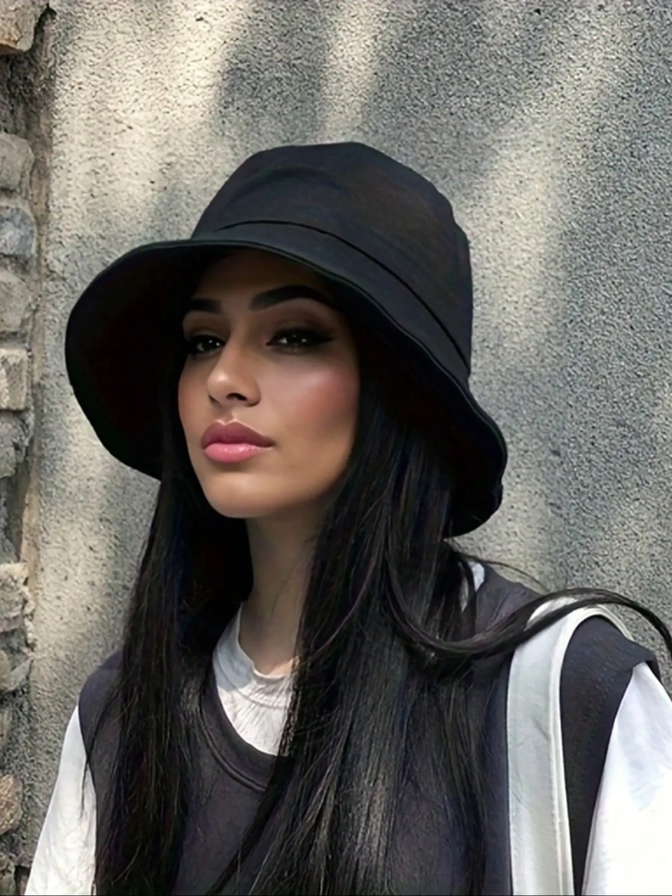 Solid Color Bucket Hat, Premium Streetwear Hat, Casual Outdoor Sun Protection Cap for Women & Men, Fashion Accessories for Daily Wear