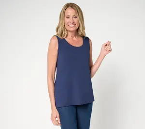 Denim & Co. Essentials Favorite Jersey Scoop Neck Tank Top