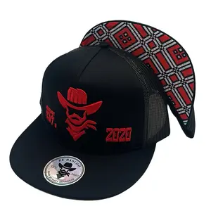 De Rancho RUBY #2 (Black/Red) Hat DR289