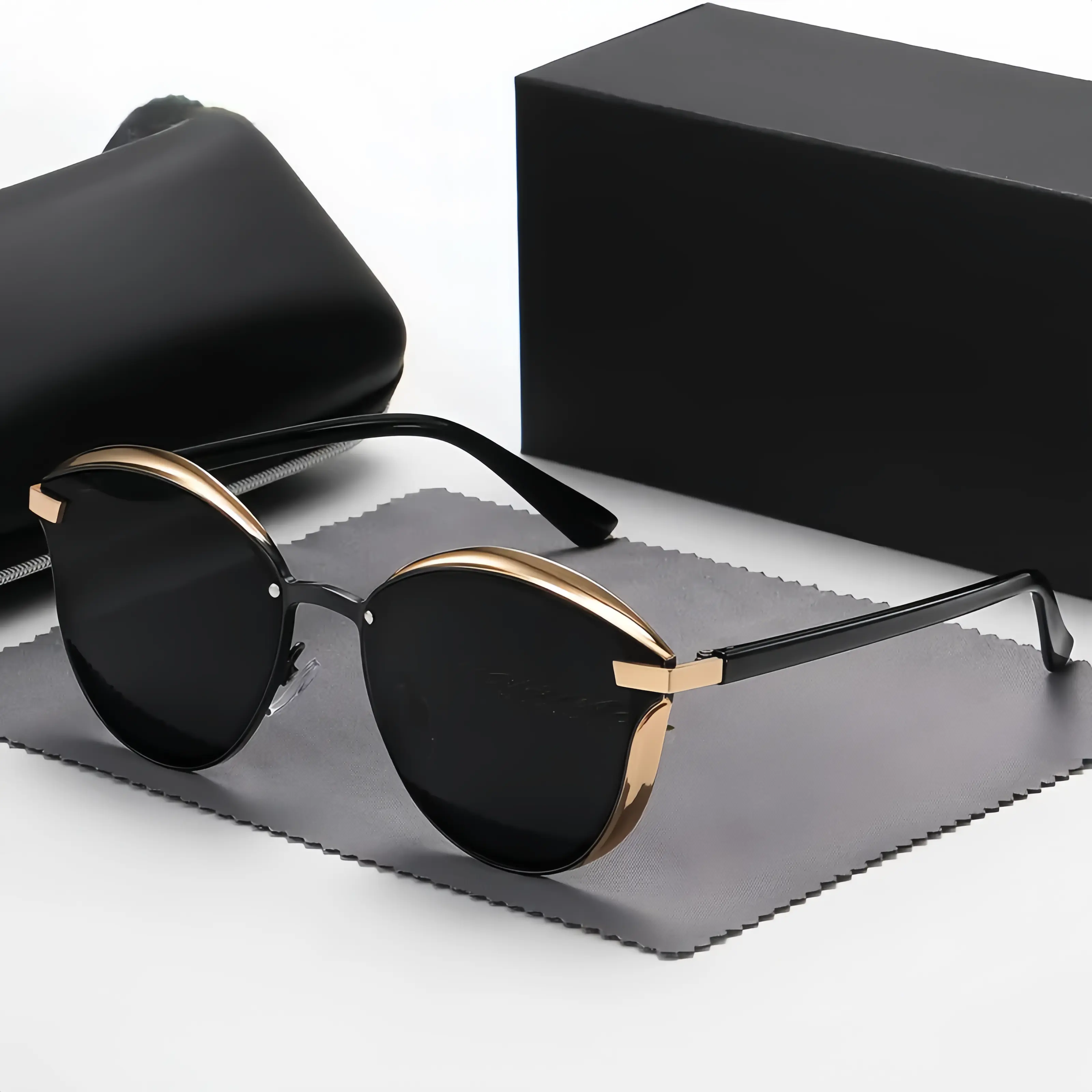 Women's Stylish Polarized Sunglasses – Thin-Temple, Anti-Glare, Full-Rim Oval Plastic Sunshades with TAC Lenses, Accessories for Women, Ideal for Driving, Stylish Sunglasses, Polarized Glasses, Glasses For Women