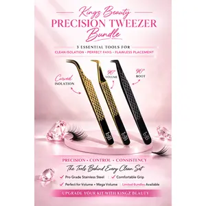 Kingz Beauty – Precision Tweezer Bundle