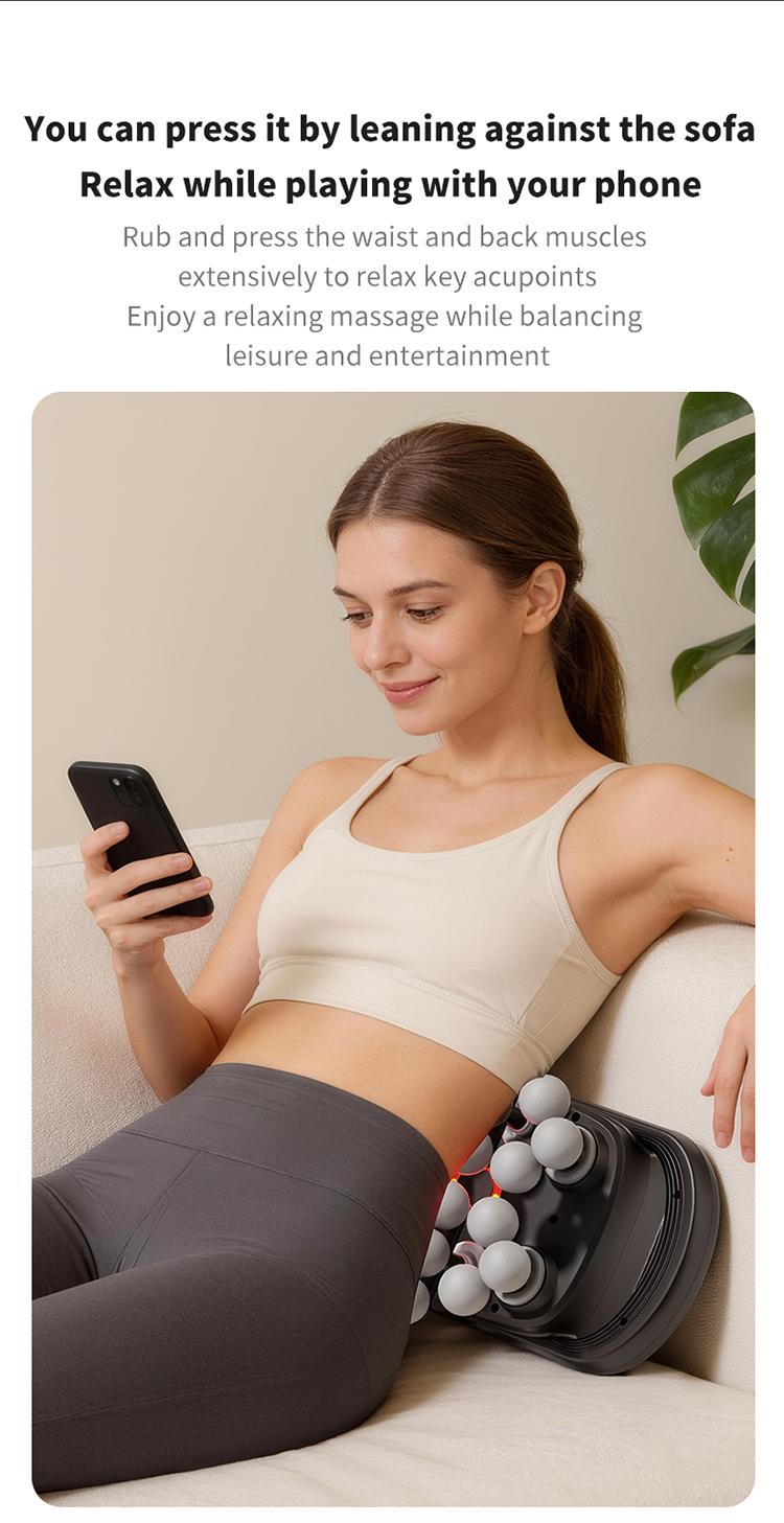 24 fascia guns with 3 modes to adjust 30 levels of massage vibration, used to relieve pain in the back, shoulders, legs, and feet. Equipped with a red light massage gun, it can be used as a gift to adjust daily fitness routines