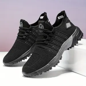 Men's Sports Walking Shoes Air Running Shoes Anti Slip Breathable Soft Tennis Shoes Men