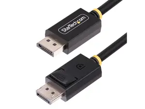 StarTech.com 6ft DisplayPort 2.1 Cable, VESA Certified DP40 DisplayPort Cable w/UHBR10/HDR/HDCP 2.2, 8K 60Hz w/DSC 1.2a
