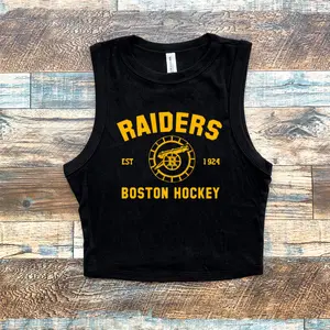 BOSTON-RAIDERS-ILYA-ROZANOV Micro Ribbed Tank, Hockey Rivals Couple Crop Tank Top, Movie Book Y2k Crop Tank Top