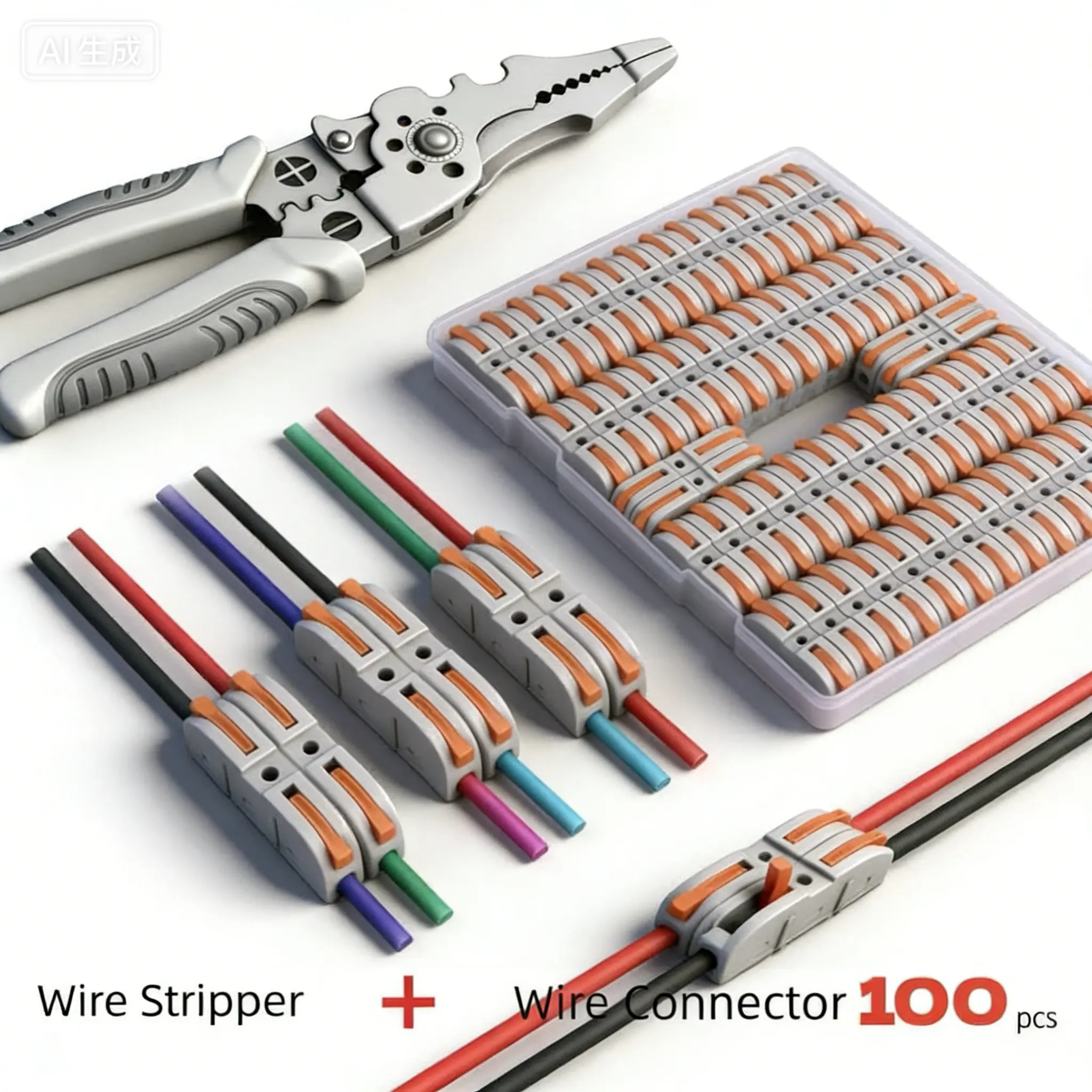 Wire Stripper+100PCS
