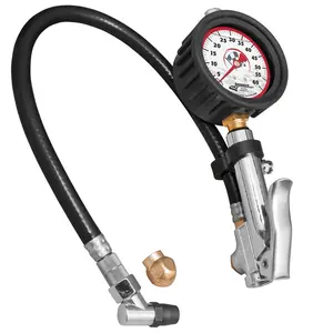 Longacre Liquid Filled 2-1/2" Gid Tire Gauge - 0-60Psi