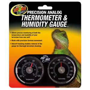 Zoo Med Precision Analog Thermometer & Humidity Gauge™