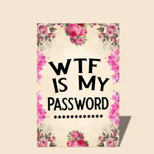 Shit I Can't Remember Password Book: Alphabetical Login Organizer 6” x 9”