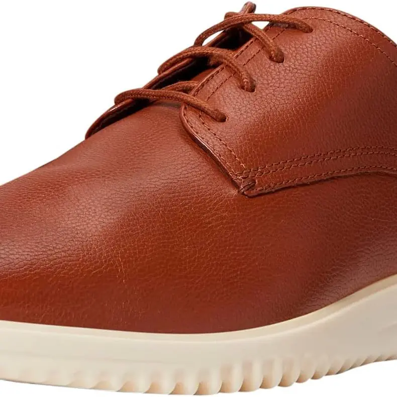 Cole Haan Men's Grand+ Plain Toe Oxford, British Tan Leather/Ivory, 10.5