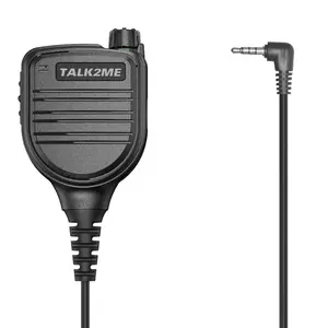 Talk2Me Y Port Powered Microphone Series for GLOBAL Walkie Talkies - Universal works with most PoC and Analog Radios - Powerful Sound (K Port)