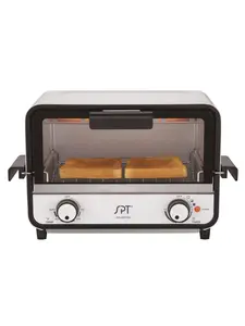 Sunpentown SO-0972WB 9 Liter Easy Grasp 2-Slice Countertop Toaster Oven, White
