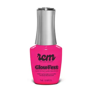 Red Carpet Manicure Glow Fest – Glow-in-the-Dark Neon Gel Polish – Festival-Ready, Vibrant, and Long-Lasting – Charges in Any Light, No UV Needed