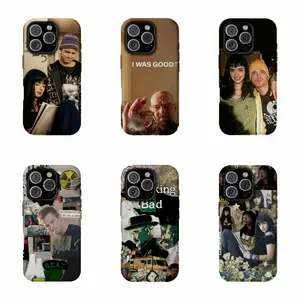 Breaking Bad  Retro Aesthetic Phone Case Compatible With IPhone 11/12/13/14/15/16 /17Pro, Shockproof, Creative Handpainted Design, Gift For Girlfriend Waterproof Anti-Fall Scratch Resistant