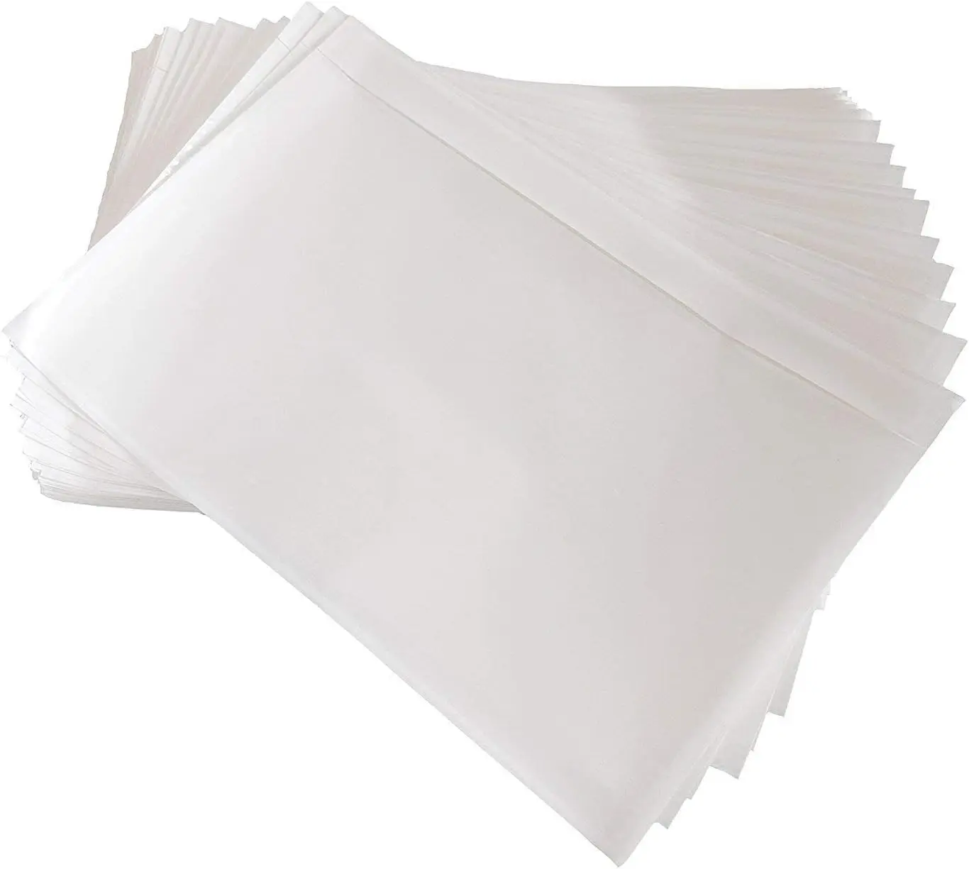 6" x 9" Clear Adhesive Top Loading Packing List Clear Shipping Pouches, Mailing/Shipping Label Envelopes (200 Pack)