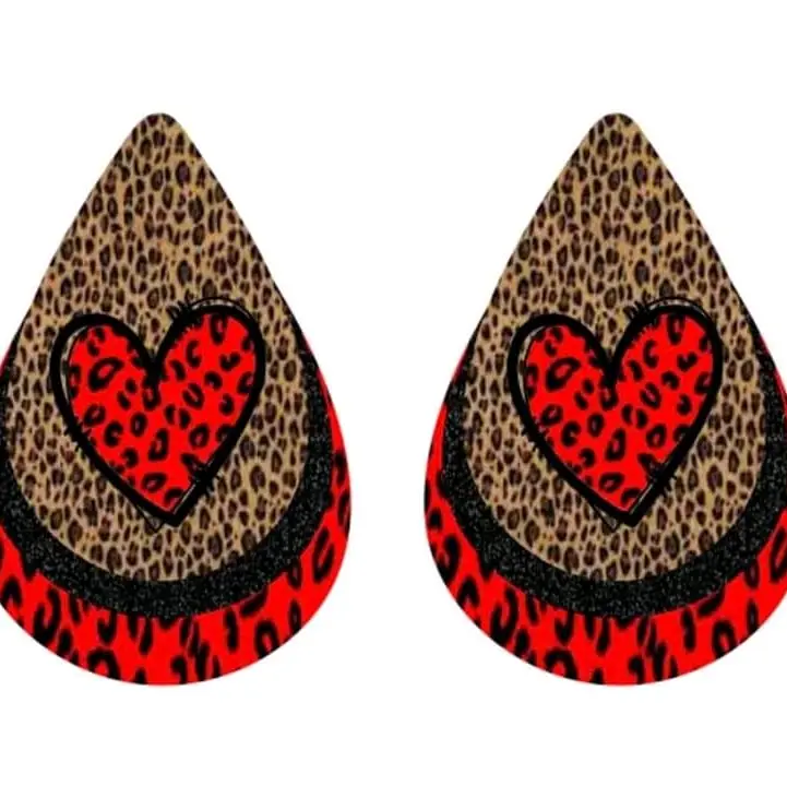 sublimated earrings