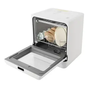 800W Portable Dishwasher Countertop 110V 60Hz Countertop Dishwasher 1.8Gal Small Dishwasher with 4 Washing Modes for Homes And OLOEY
