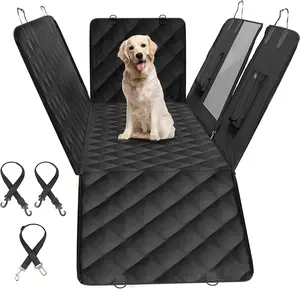 Universal Size: 60" W x 64" L Deluxe Dog Car Seat Cover  Deluxe Dog Car Seat Cover Waterproof Pet Seat Protector  Scratchproof & Nonslip Dog Hammock 100% Waterproof with Mesh Window