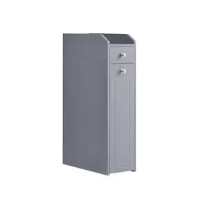 VASAGLE Small Bathroom Storage Cabinet, Slim Bathroom Storage Organizer