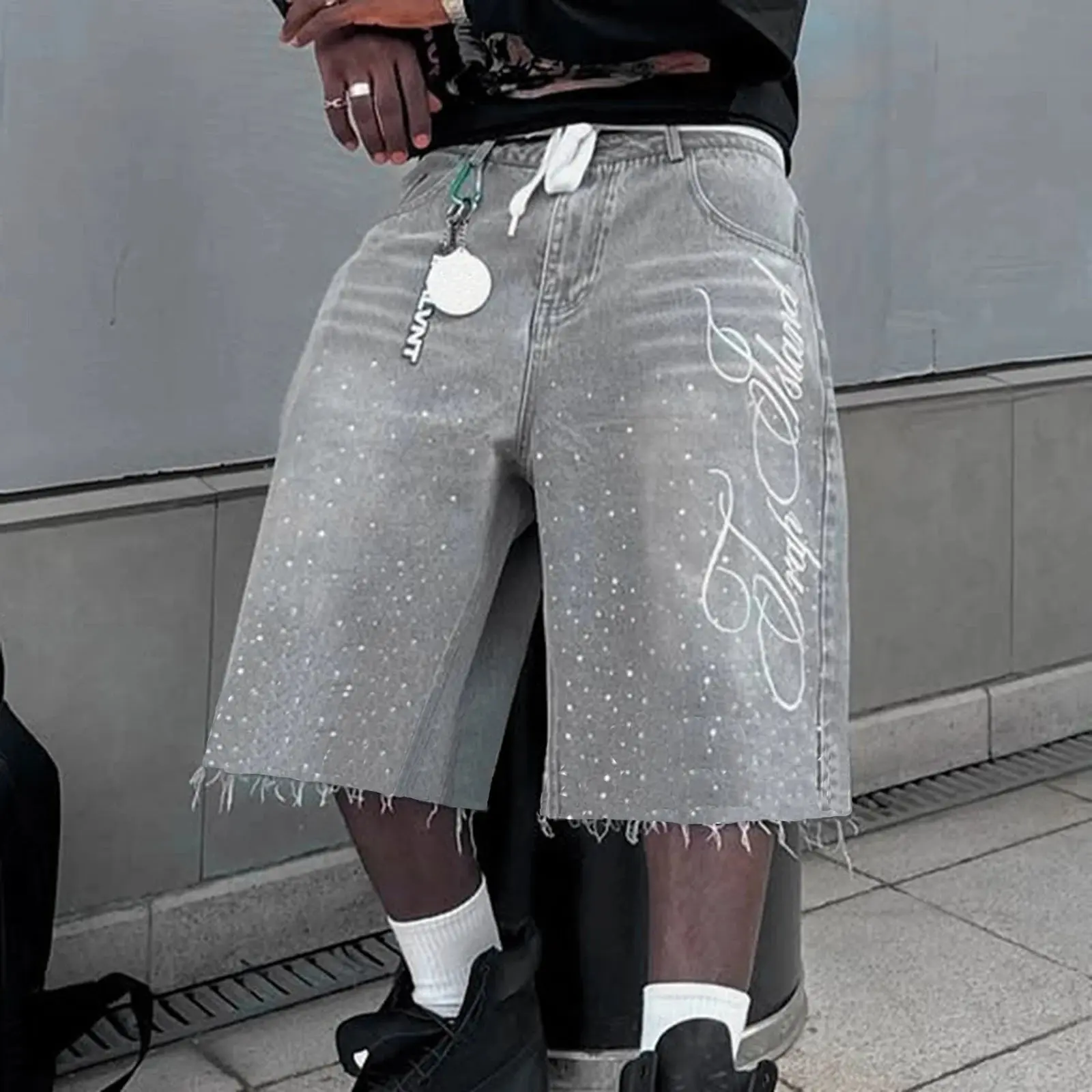 Rhinestone Jorts