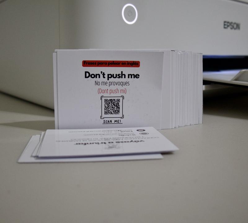 Spicy Flash Cards - 50 Real-Life English Phrases for US Living Students & Professionals - Includes QR Code for Video Instructions - Thick Glossy Cardstock - Perfect for Confidence Boost & Quick English