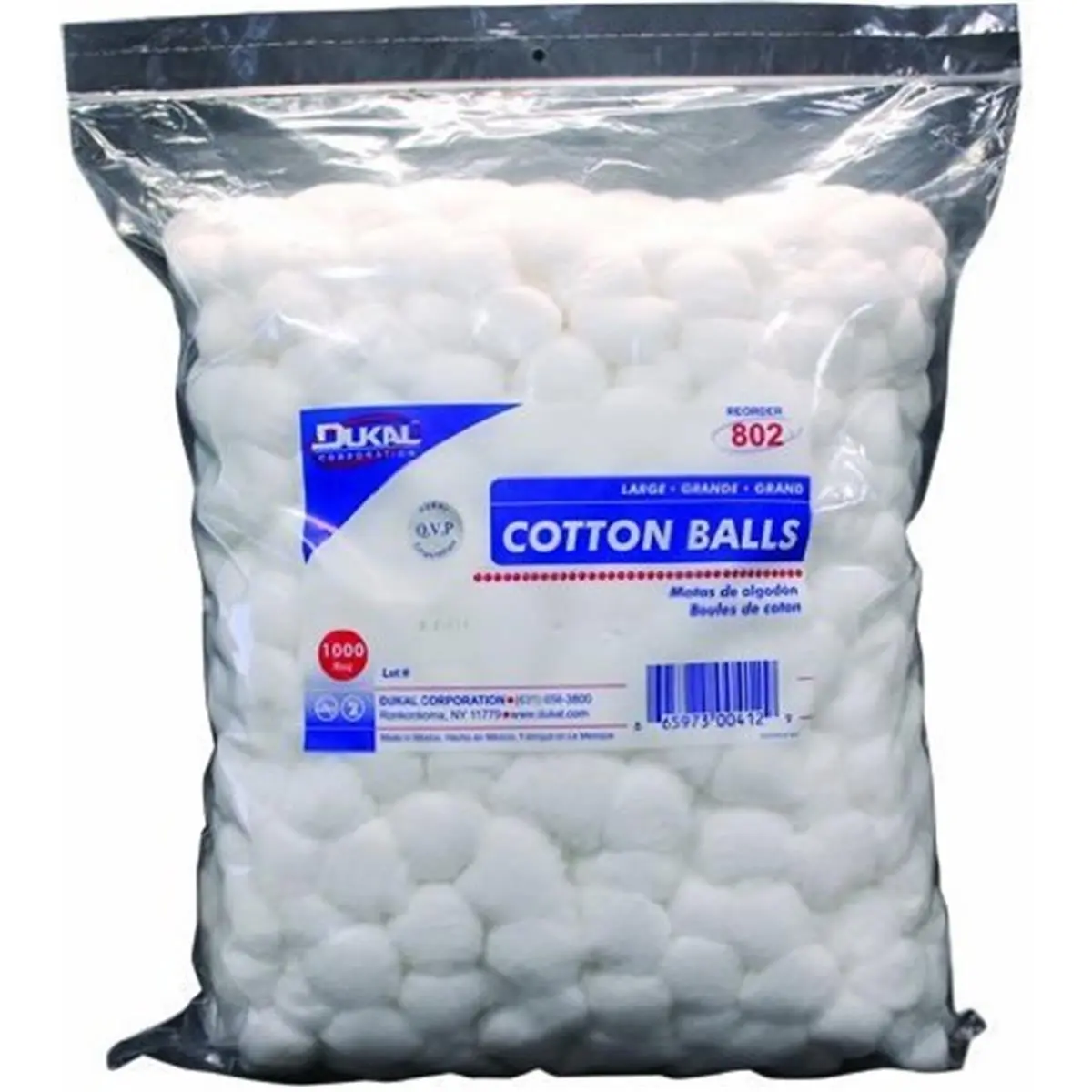 212 MAIN 100% Cotton Balls, DDI 1303948 Dukal Large Case of 2, 1000 Count, Soft Texture, Uniform Shape (Equestrian Sports & Outdoor Leisure Equipment)