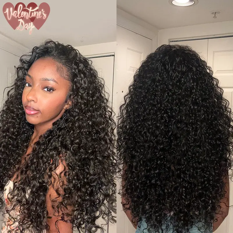 [Blend] Frodio 26" Veralux™ Blend Human Hair 3in1 Half Wig Curly Hair Ready To Wear Shaggy Waves Big Hair Curly Hair Wig TikTokShopBlackFriday