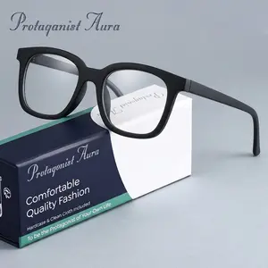 Protagonist Aura Viral TikTok Reading Glasses Timeless Light Tortoiseshell Style, Unbreakable And Lightweight, Reduce Eye Strain for Seniors