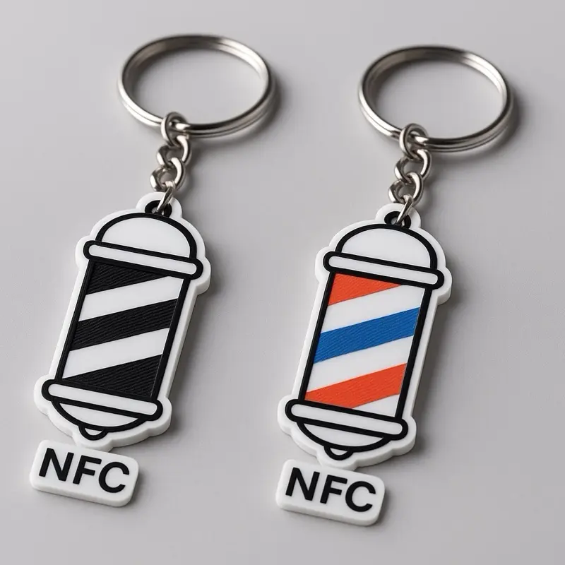 BARBER NFC KEYCHAIN